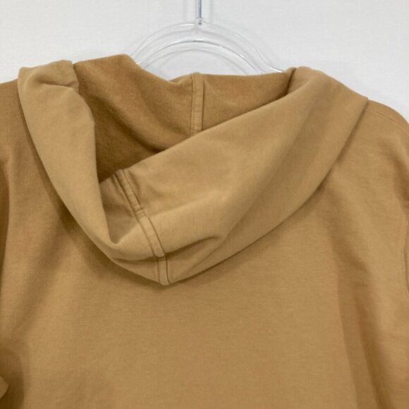 Lauren Ralph Lauren size XL Light Brown Relaxed Full Zip Hooded Comfy Jacket - Picture 9 of 12